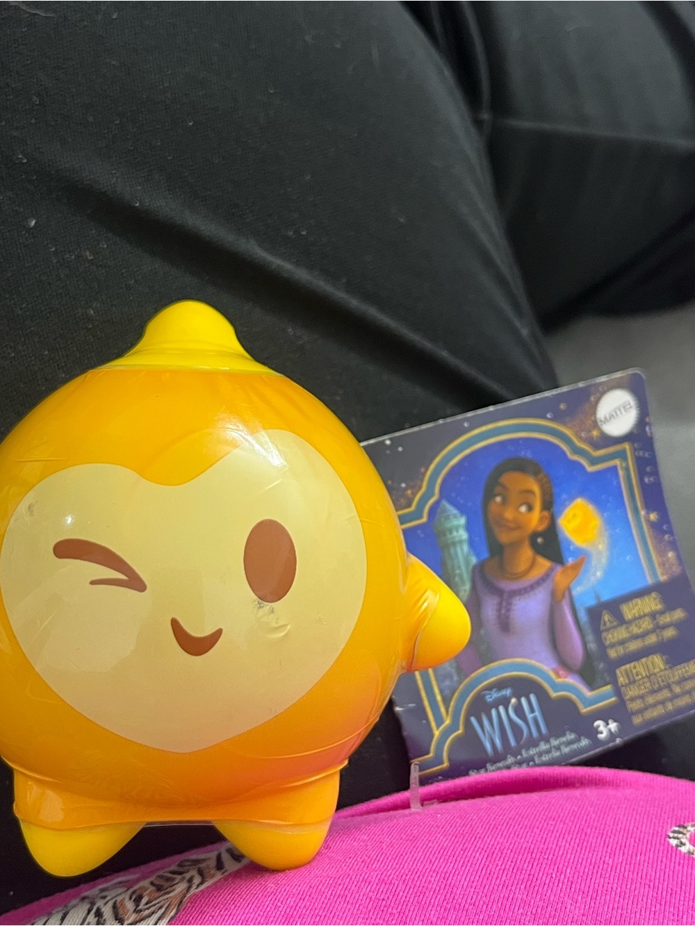 Mattel Yellow Winking Star Plush Toy